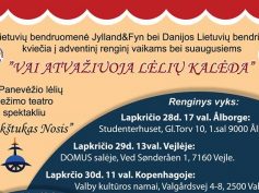LĖLIŲ KALĖDA LANKĖ DANIJOS LIETUVIUKUS