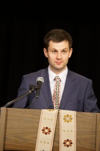 Justinas Jarusevičius Bostono lietuvių šventėje skaitė pranešimą „Nepriklausoma Lietuva: praeitis, dabartis ir ateitis”.