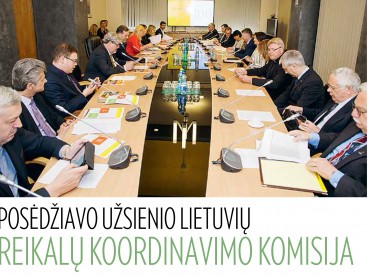 Posėdžiavo Užsienio lietuvių reikalų koordinavimo komisija