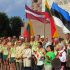 Rygoje sutikti ir pasveikinti tarptautinio estafetinio „Baltijos kelio“ bėgimo dalyviai