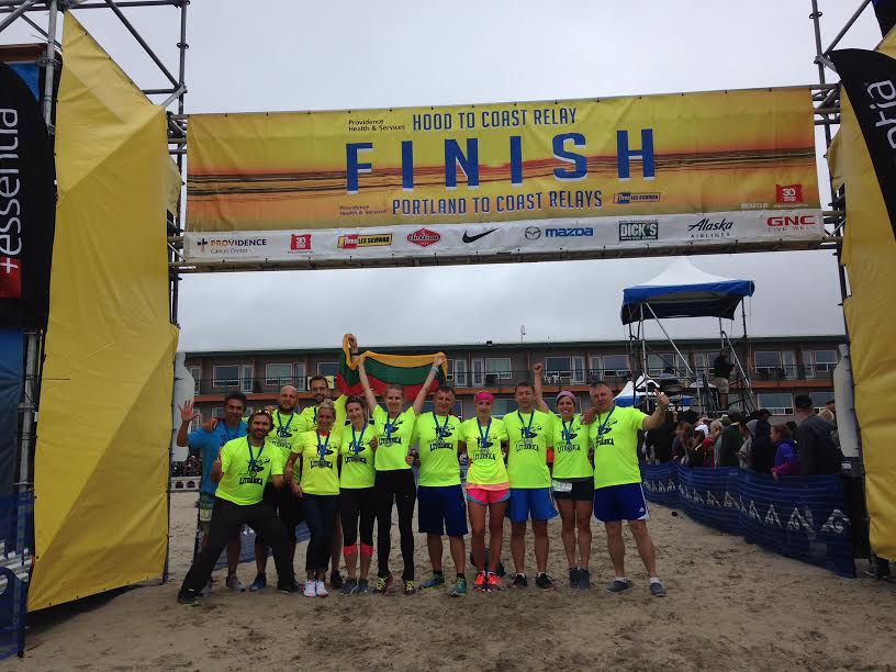 Komanda „Lituanica“ jau keletą metų paeiliui sėkmingai finišuoja epiniame „Hood to Coast“ maratone