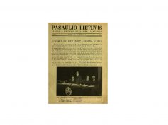 Apie pirmąjį „Pasaulio lietuvį“ (1937–1940)