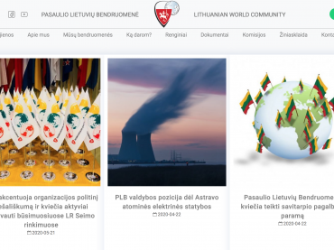 PLB.LT – nauja Pasaulio Lietuvių Bendruomenės interneto svetainė