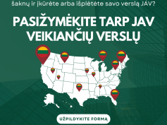 Lietuvos diplomatai JAV kuria lietuviškų verslų žemėlapį, kviečia įmones registruotis