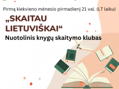 Kviečiame prisijungti prie pasaulio lietuvius buriančio nuotolinio knygų skaitymo klubo „Skaitau lietuviškai“