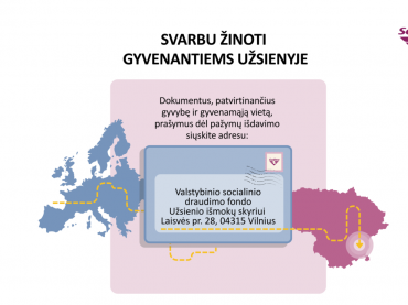 Dokumentų siuntimas „Sodrai“ iš užsienio: kur siųsti ir kaip pateikti patogiau?